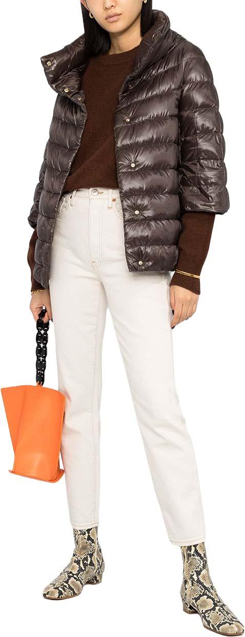 26FW 에르노 아민타 케이프 PI0043DIC12017Z8800 BROWN - HERNO