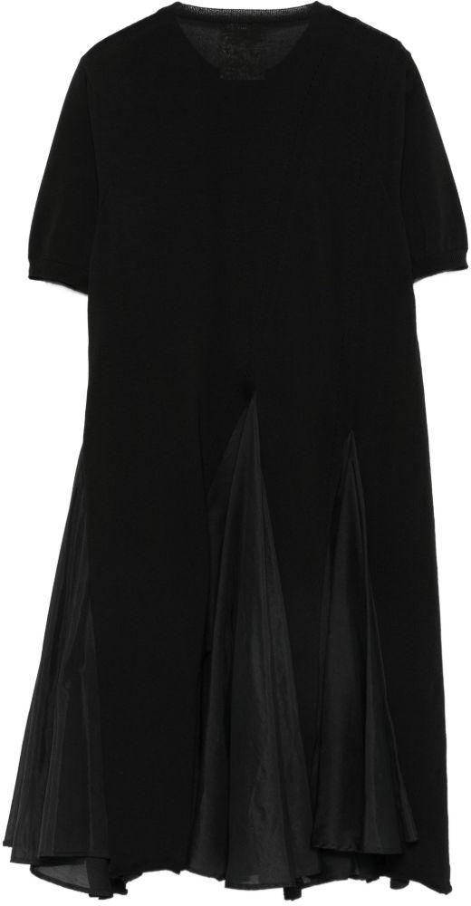 26SS 세미쿠튀르 미디 원피스 S6SA09Y690 BLACK - SEMI-COUTURE