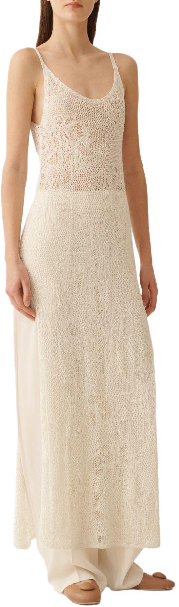 26SS 파비아나 필리피 마이크로 스팽글 란제리 탑 MAD276F648D8640150 WHITE - FABIANA FILIPPI