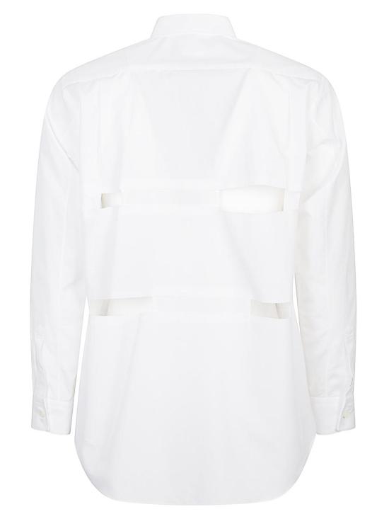 25SS 꼼데가르송 긴팔 셔츠 1OB0140521 WHITE - COMME DES GARCONS