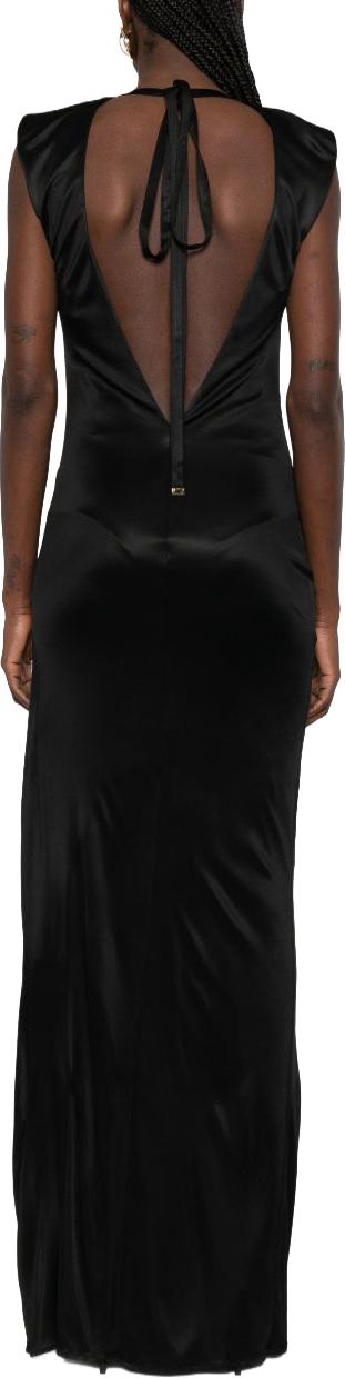26SS 엘리자베타프랜치 롱 원피스 ABR2461E2110 BLACK - ELISABETTA FRANCHI