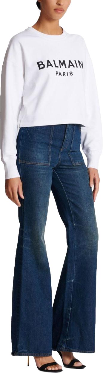  발망 스웨터 CF1JO065BB02GAB WHITE - BALMAIN