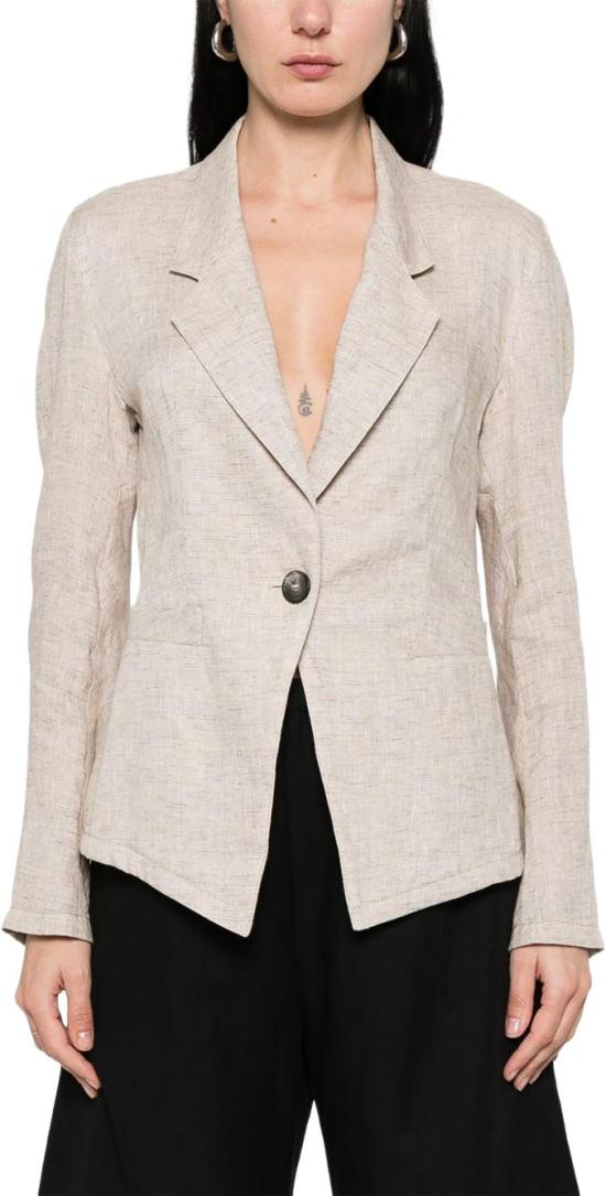 26SS 엠포리오 아르마니 수트 자켓 EW003980TE10381O1004 BEIGE - EMPORIO ARMANI
