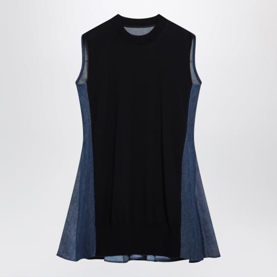 26SS 사카이 숏 원피스 26 08472DE Blue