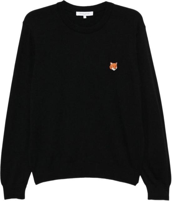 25FW 메종키츠네 스웨터 3700794692913 BLACK