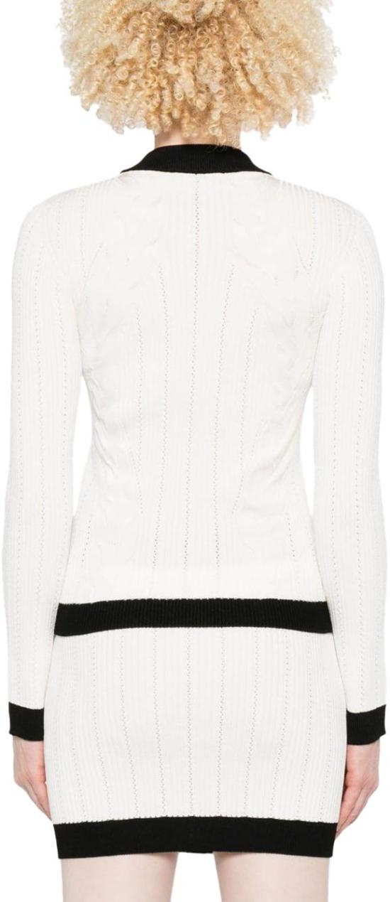 25FW 발망 가디건 FF1KL191KI64GAB WHITE - BALMAIN