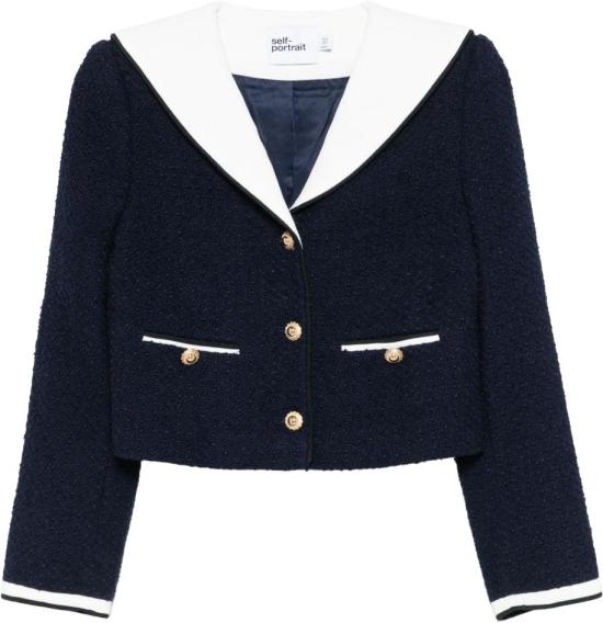25FW 셀프 포트레이트 자켓 PF25034JBLUE NAVY