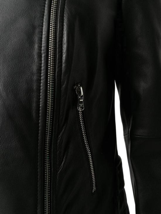 26SS 엠포리오 아르마니 가죽 자켓 0NB60P02P07999 BLACK - EMPORIO ARMANI