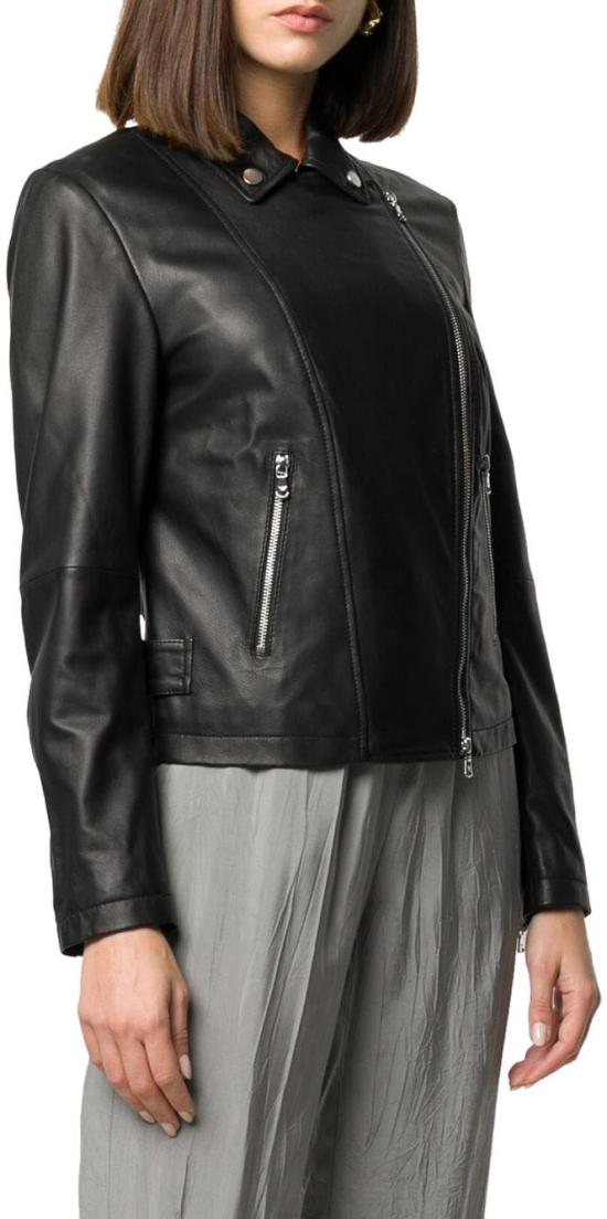 26SS 엠포리오 아르마니 가죽 자켓 0NB60P02P07999 BLACK - EMPORIO ARMANI