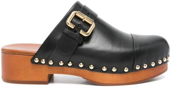 25FW 끌로에 뮬/슬리퍼 CH25A12ZLT001 BLACK