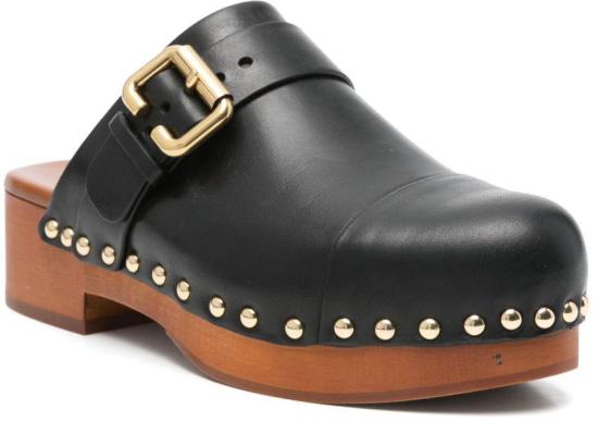 25FW 끌로에 뮬/슬리퍼 CH25A12ZLT001 BLACK - CHLOE