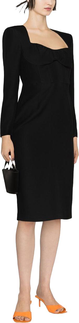  롤랑뮤레 미디 원피스 RMRS23035MBLACK - ROLAND MOURET