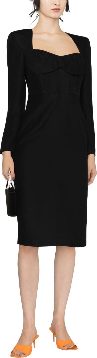  롤랑뮤레 미디 원피스 RMRS23035MBLACK - ROLAND MOURET
