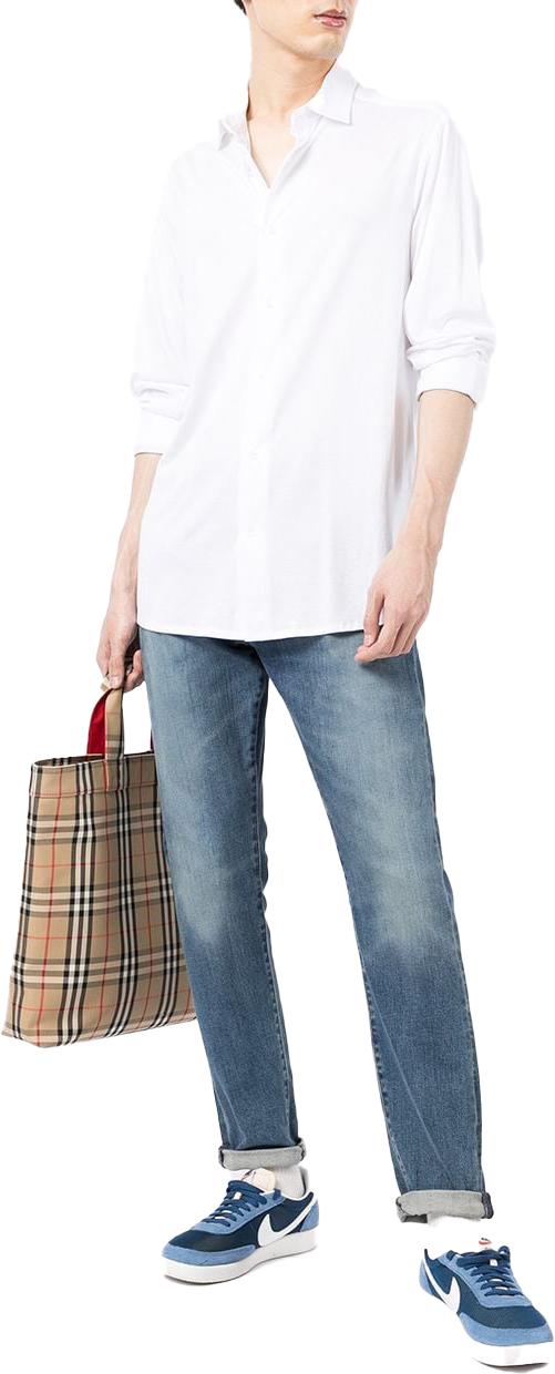 25FW 엠포리오 아르마니 긴팔 셔츠 8N1CG11JUVZ0100 WHITE - EMPORIO ARMANI