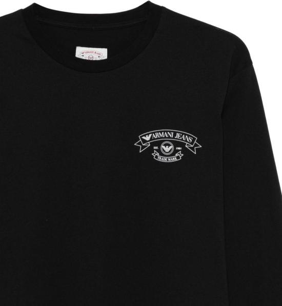 26SS 엠포리오 아르마니 긴팔 티셔츠 EM005927AF25885UC001 BLACK - EMPORIO ARMANI