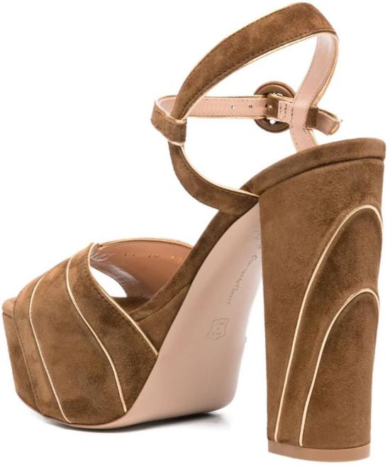 25FW 지안비토로시 샌들 G3263685RICNSMMETE BROWN - GIANVITO ROSSI