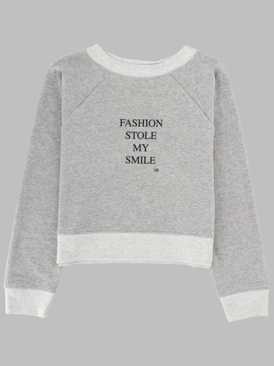 26FW 빅토리아 베컴 긴팔 티셔츠 1326JSS007532B GREYMARLFASHION