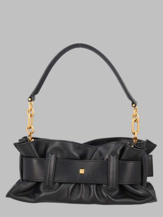 26FW 발망 숄더백 HN1AE994LSAX 0PA BLACK - BALMAIN