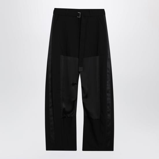 26SS 사카이 스트레이트 팬츠 26 08431WO Black