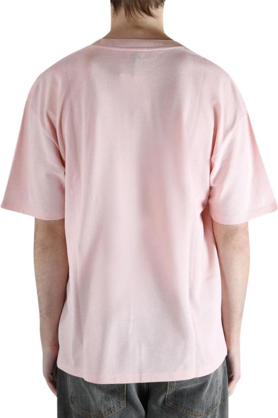 26SS 생로랑 반팔 티셔츠 832941Y37HC5631 PINK - SAINT LAURENT
