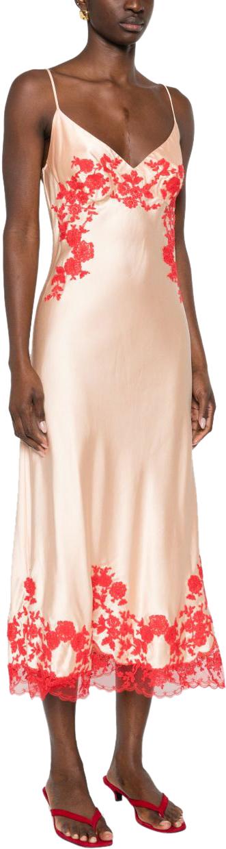 26SS 에르마노 설비노 미디 원피스 D482Q304APXZV20917 PINK - ERMANNO SCERVINO