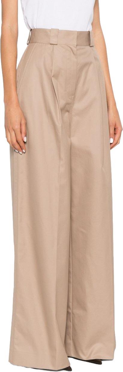 26SS 발렌시아가 하이웨스트 플리츠 팬츠 872311TKP079577 BEIGE - BALENCIAGA