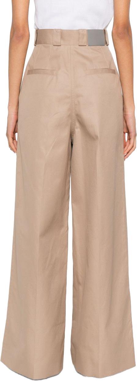 26SS 발렌시아가 하이웨스트 플리츠 팬츠 872311TKP079577 BEIGE - BALENCIAGA