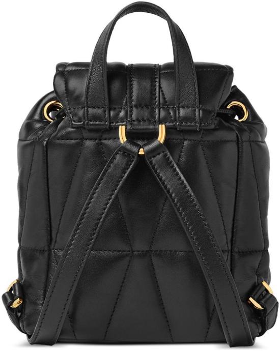 26SS 베르사체 클레이오 퀼티드 나파 백팩 10222081A129751B00V BLACK - VERSACE