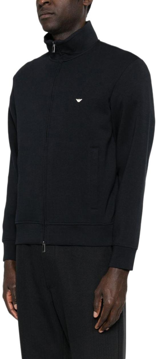 26SS 엠포리오 아르마니 집업 니트 EM004536AF10013UB118 BLUE - EMPORIO ARMANI
