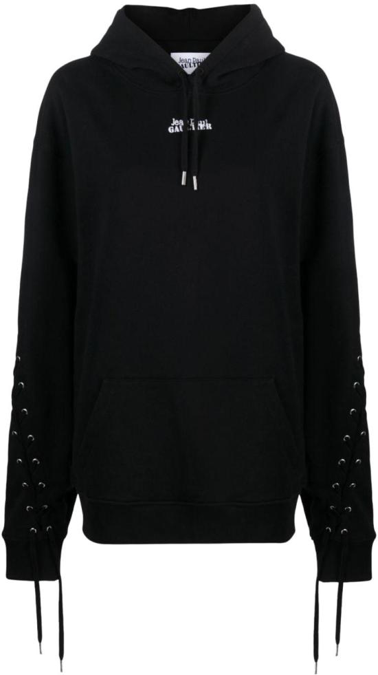 장 폴 고티에 후드 티셔츠 SW021BJ03300 BLACK