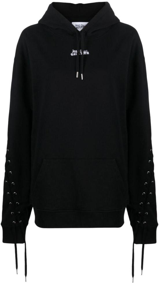  장 폴 고티에 후드 티셔츠 SW021BJ03300 BLACK