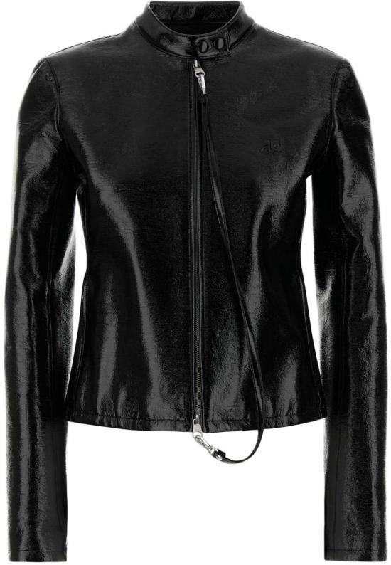 25FW 쿠레쥬 가죽 자켓 325CBL293VY00149999 BLACK