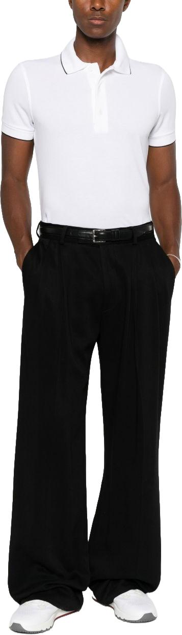 26FW 톰포드 폴로 티셔츠 JPS019JMT015WNA WHITE - TOMFORD