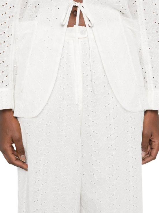 26SS 포르테포르테 팔라초 팬츠 14878MYPANTSCRYSTAL WHITE - FORTE FORTE