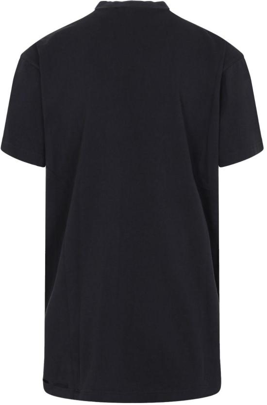 25SS 발렌시아가 옵틱컬 오버사이즈 티셔츠 811688TRVU69034 BLACK - BALENCIAGA