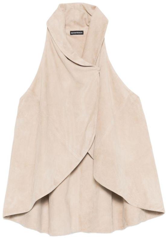 26SS 엠포리오 아르마니 민소매 티셔츠 EW005157AF28272U6155 BEIGE
