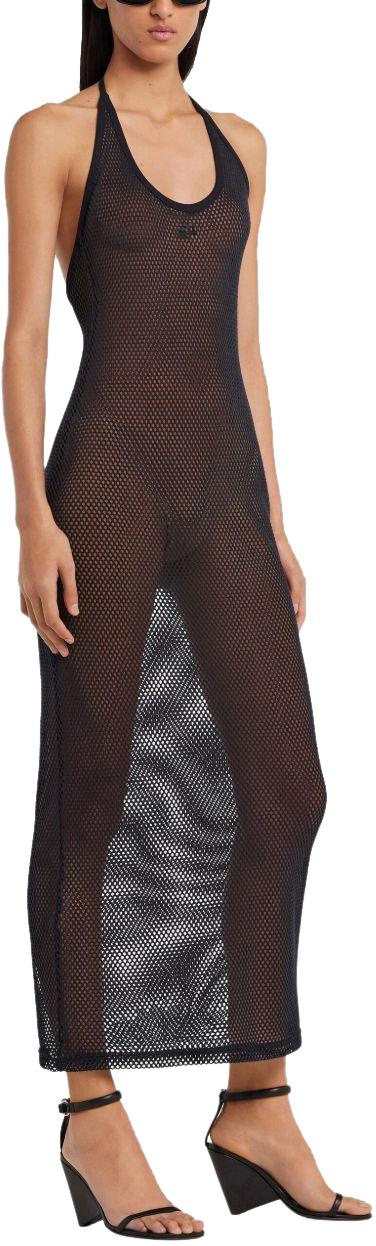 25SS 쿠레쥬 롱 원피스 225JRO625JS01199999 BLACK - COURREGES
