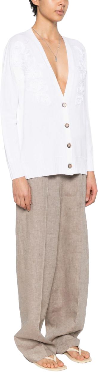 26SS 에르마노 피렌제 가디건 D48EN020EP2MF010 WHITE - ERMANNO FIRENZE