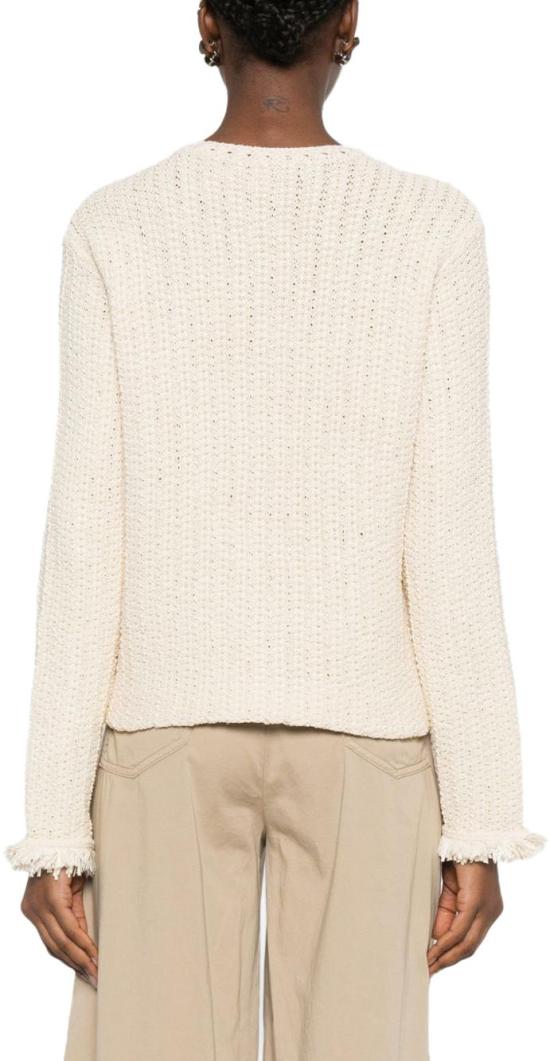 26SS 엠포리오 아르마니 가디건 EW002970AF22478U1058 WHITE - EMPORIO ARMANI