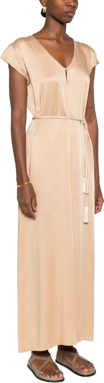 26SS 포르테포르테 롱 원피스 14554MYDRESSPAGLIERINO BEIGE - FORTE FORTE