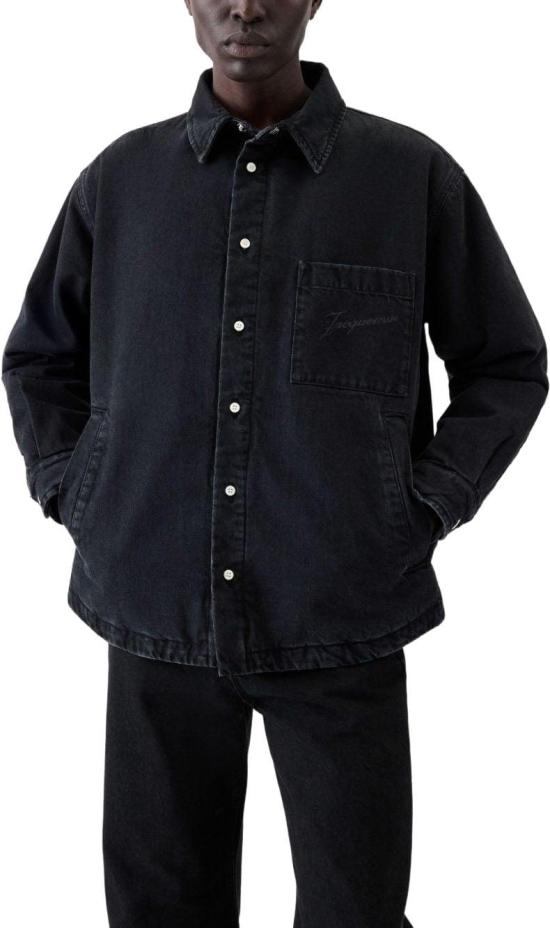 26FW 자크뮈스 라 슈미즈 불랑제 퍼프 오버긴팔 셔츠 OUM00115AD00019990 BLACK - JACQUEMUS