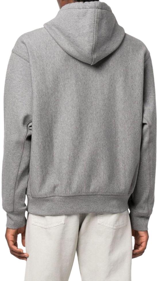 25FW 칼하트 후드 아메리칸 스크립트 스웨트셔츠 I028279V6XX GREY - CARHARTT