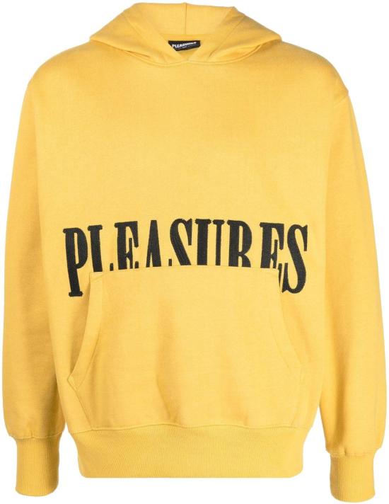  플레셔스 후드 티셔츠 P22F016MUSTARD YELLOW