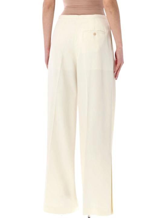 26SS 알베르타 페레티 스트레이트 팬츠 261M030401280003 White - ALBERTA FERRETTI