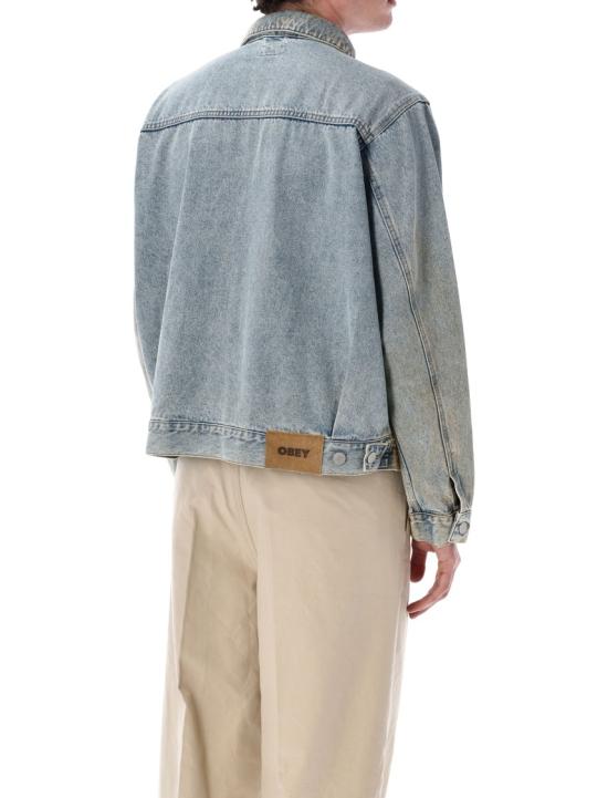 26SS 오베이 데님 자켓 121800615HVLI Blue - OBEY
