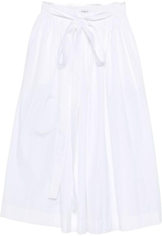 26SS 에르마노 설비노 미디 스커트 D482O305BQP10601 WHITE