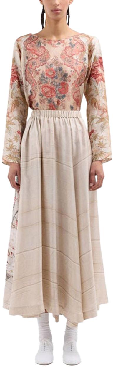 26SS 피에르루이마샤 롱 스커트 ALOESGO12799518189101 BEIGE - PIERRE LOUIS MASCIA
