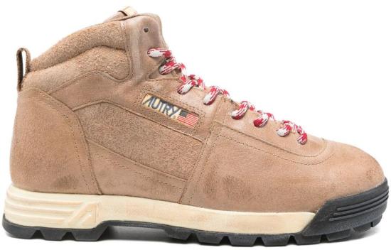 25FW 오트리 말라 부츠 가죽 스웨이드 HBMMEU02 BROWN