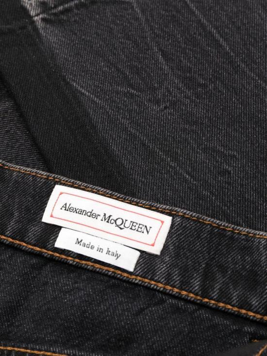  알렉산더 맥퀸 데님 팬츠 708791QMAB21131 BLACK - ALEXANDER MCQUEEN
