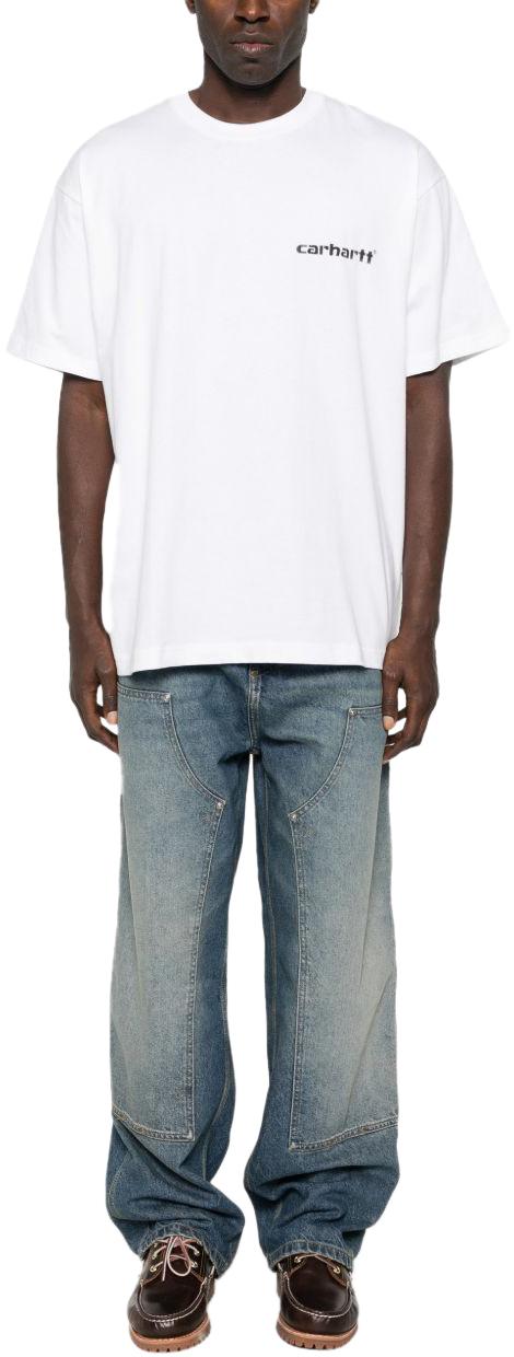 26SS 칼하트 숏슬리브 캡스 티셔츠 I03601202XX WHITE - CARHARTT